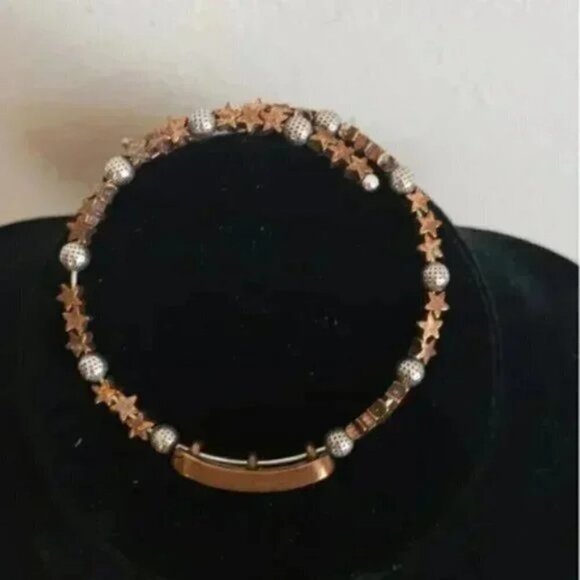 Alex and Ani Disney Be A Warrior Wrap Bracelet - Two-Tone Finish Bracelet - Picture 2 of 4